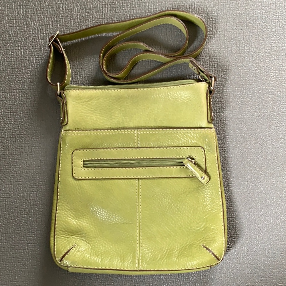 FOSSIL LEATHER CROSSBODY HANDBAG